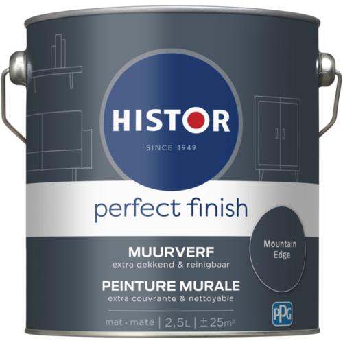 Histor Perfect Finish Muurverf Mat - Mountain Edge - 2,5 liter