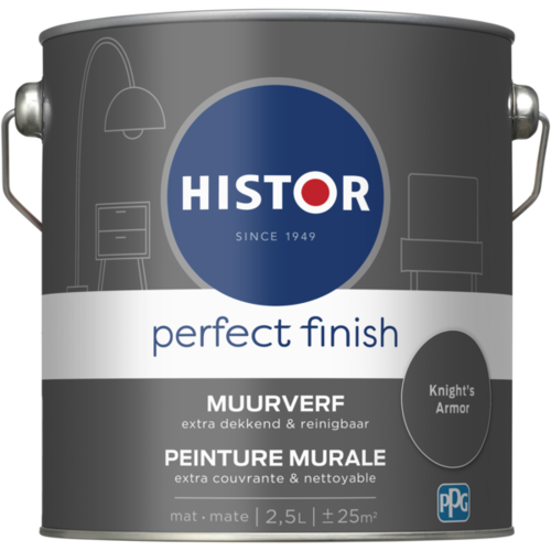 Histor Perfect Finish Muurverf Mat - Knights Armour - 2,5 liter