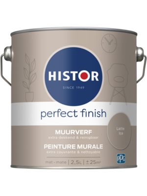Histor Perfect Finish Muurverf Mat - Latte Ice - 2,5 liter