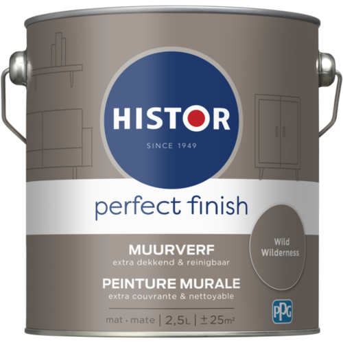 Histor Perfect Finish Muurverf Mat - Wild Wilderness - 2,5 liter Histor Perfect Finish Muurverf Mat - Wild Wilderness - 2,5 liter