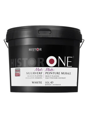 Histor One Muurverf Mat - Wit