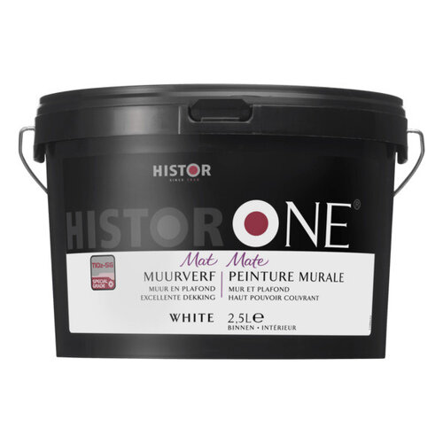 Histor One Muurverf Mat - Wit