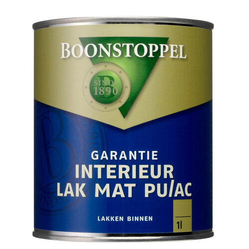 Boonstoppel Garantie Interieur Lak Mat PU/AC Boonstoppel Garantie Interieur Lak Mat PU/AC