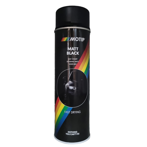 Motip Spuitlak Mat Zwart - 500 ml