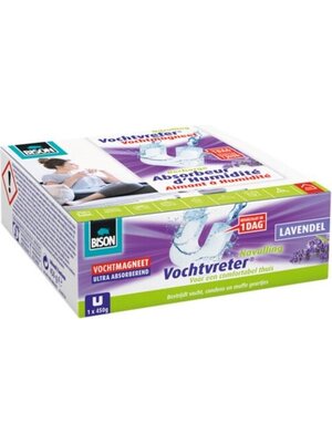 Bison Vochtvreter Magneet Lavendel - 450 gram