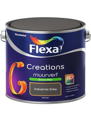 Flexa Creations Muurverf Extra Mat - Industrial Grey