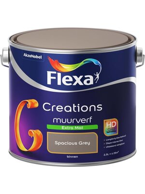 Flexa Creations Muurverf Extra Mat - Spacious Grey