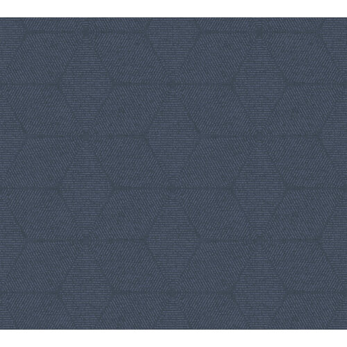 AS Creation Antigua - Blauw - Geometrisch Behang - 390914 AS Creation Antigua - Blauw - Geometrisch Behang - 390914