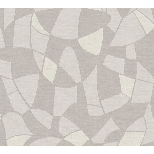 AS Creation Antigua - Grijs - Geometrisch Behang - 390933