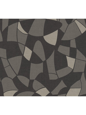 AS Creation Antigua - Zwart - Geometrisch Behang - 390934 AS Creation Antigua - Zwart - Geometrisch Behang - 390934
