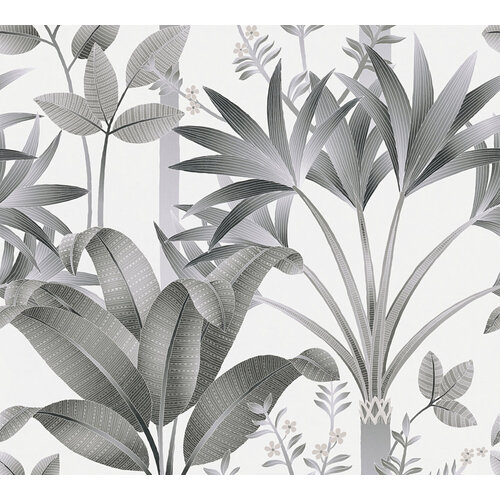 Architects Paper AP Arcade - Grijs - Planten Behang - 391725