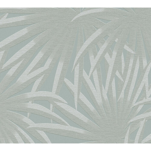 AS Creation Casual Living - Blauw - Bladeren - 393384