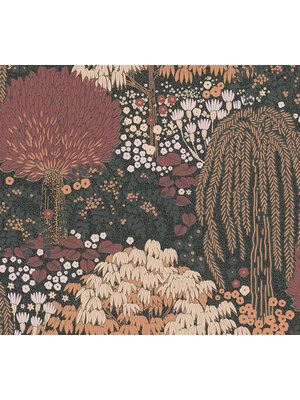 Livingwalls Famous Garden - Zwart - Floraal - 393504