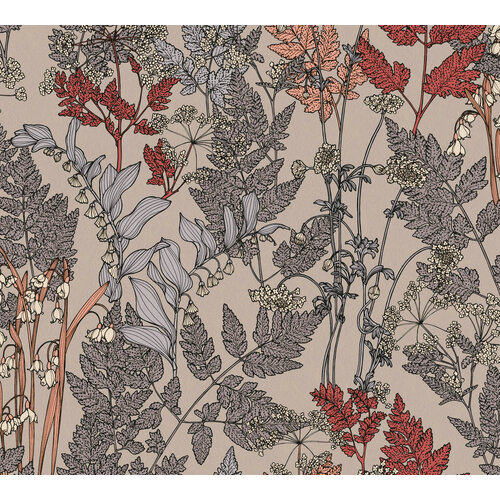 Architects Paper Floral Impression - Beige - Bloemrijk - 377512