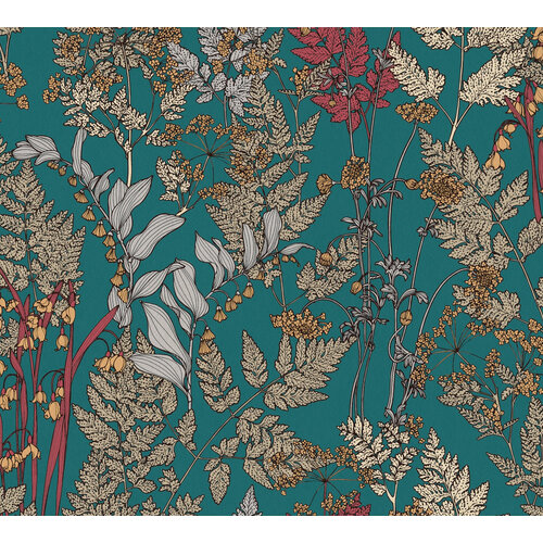 Architects Paper Floral Impression - Blauw - Bloemrijk - 377515