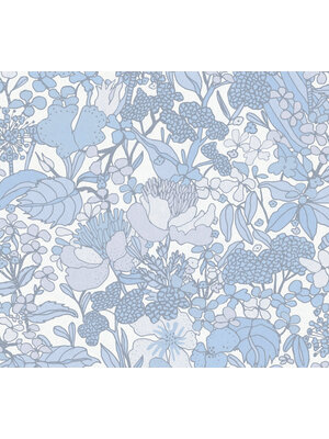 Architects Paper Floral Impression - Grijs - Bloemrijk - 377566