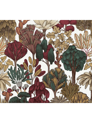 Architects Paper Floral Impression - Rood - Grafisch - 377577