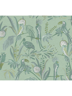 Livingwalls House of Turnowsky - Groen - Jungle Behang - 388982