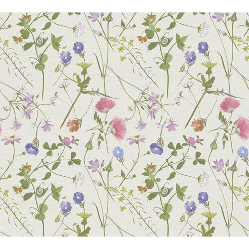 Livingwalls House of Turnowsky - Beige - Planten Behang - 389012