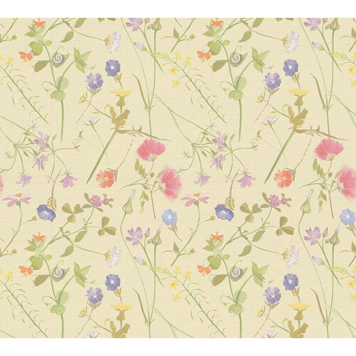 Livingwalls House of Turnowsky - Bont - Planten Behang - 389013