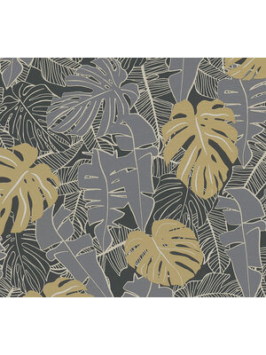 Livingwalls House of Turnowsky - Zwart - Jungle Behang - 389051