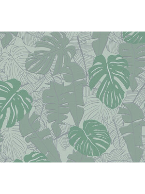 Livingwalls House of Turnowsky - Groen - Jungle Behang - 389055