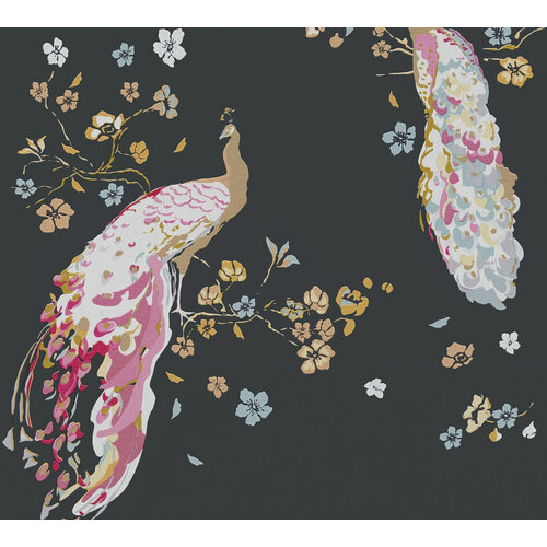 Livingwalls House of Turnowsky - Zwart - Floral - 389061