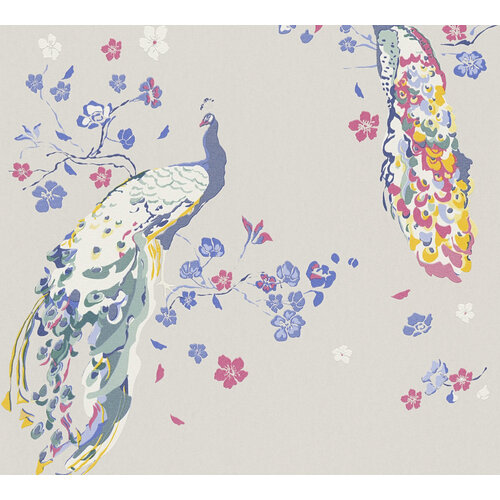 Livingwalls House of Turnowsky - Grijs - Floral - 389064 Livingwalls House of Turnowsky - Grijs - Floral - 389064