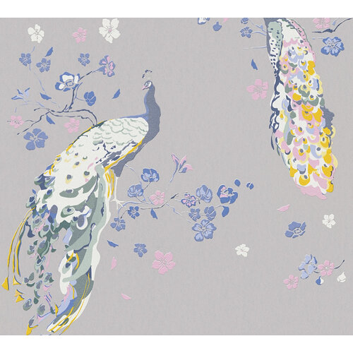 Livingwalls House of Turnowsky - Grijs - Floral - 389065