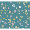 Livingwalls House of Turnowsky - Turquoise - Floral - 389072