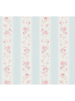 AS Creation Maison Charme - Blauw - Stippen - 390691