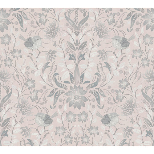 AS Creation Maison Charme - Rose - Vogel - 390752