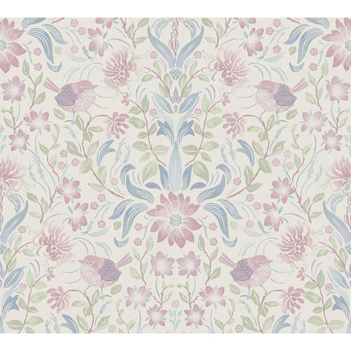 AS Creation Maison Charme - Creme - Vogel - 390753