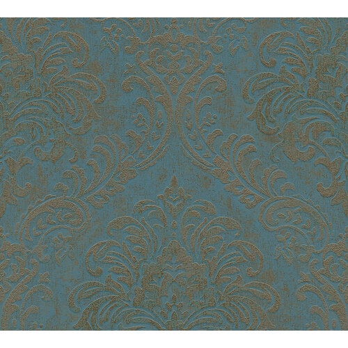 Livingwalls Metropolitan Stories. Travel Stories - Petrol - Klassiek - 391124