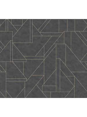 Livingwalls Metropolitan Stories. Travel Stories - Zwart - Geometrisch - 391184