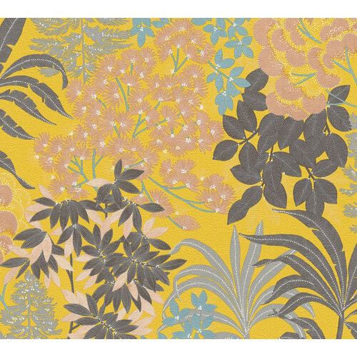 Livingwalls Metropolitan Stories. Travel Stories - Geel - Bladeren - 391283 Livingwalls Metropolitan Stories. Travel Stories - Geel - Bladeren - 391283