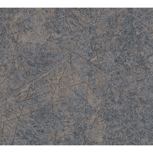 Livingwalls Metropolitan Stories. Travel Stories - Zwart - Metallic - 391775