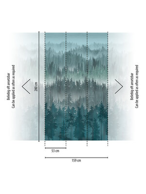 Livingwalls Metropolitan Stories. Travel Stories - Blauw - Landschap - 391813
