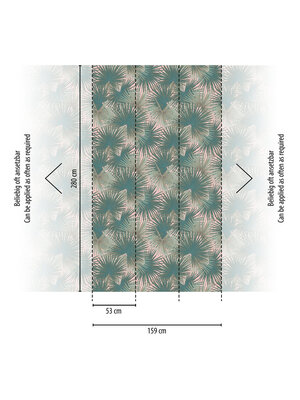 Livingwalls Metropolitan Stories. Travel Stories - Groen - Bladeren - 391844