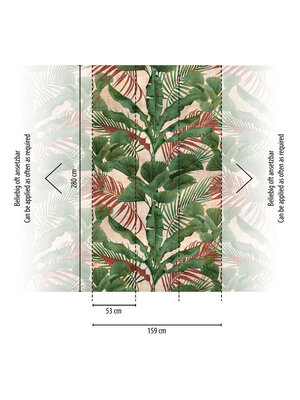 Livingwalls Metropolitan Stories. Travel Stories - Groen - Planten Behang - 391852