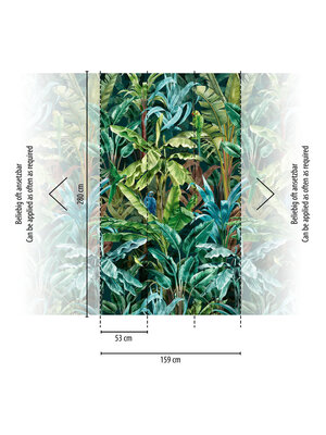 Livingwalls Metropolitan Stories. Travel Stories - Groen - Planten Behang - 391861