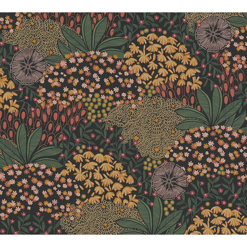 AS Creation Nara - Bruin - Floral - 387403