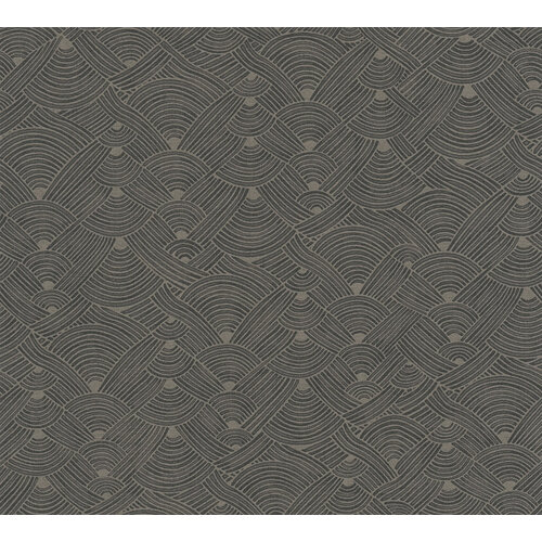 AS Creation Nara - Zwart - Patroon Behang - 387426 AS Creation Nara - Zwart - Patroon Behang - 387426