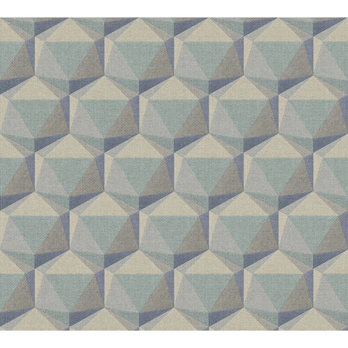 AS Creation Nara - Blauw - Hexagon - 387484