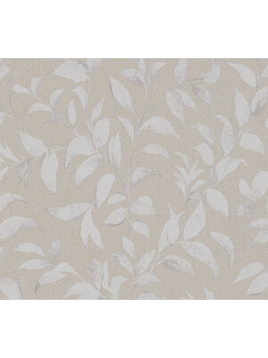 Livingwalls Profitex 2022 - Grijs - Bladeren - 389626