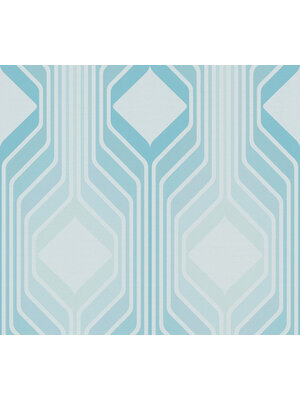 AS Creation Retro Chic - Blauw - Retro - 395321 AS Creation Retro Chic - Blauw - Retro - 395321