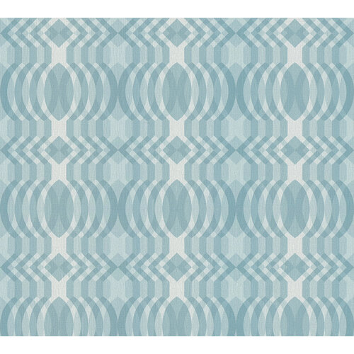 AS Creation Retro Chic - Blauw - Retro - 395342