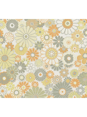 AS Creation Retro Chic - Oranje - Retro - 395353