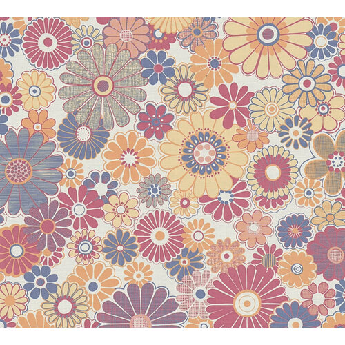 AS Creation Retro Chic - Rood - Retro - 395354