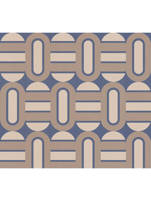 AS Creation Retro Chic - Blauw - Retro - 395363